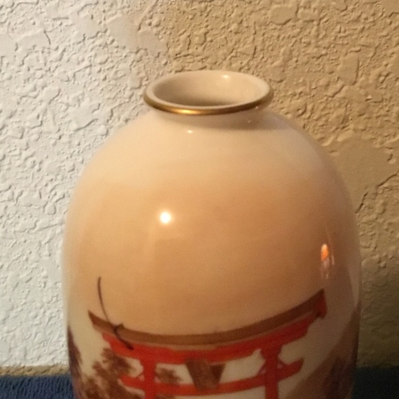 NORITAKE Bone China NIPPON TOKI KAISHA Hand Painted SIGNED Urn/Vase - Picture 6 of 8